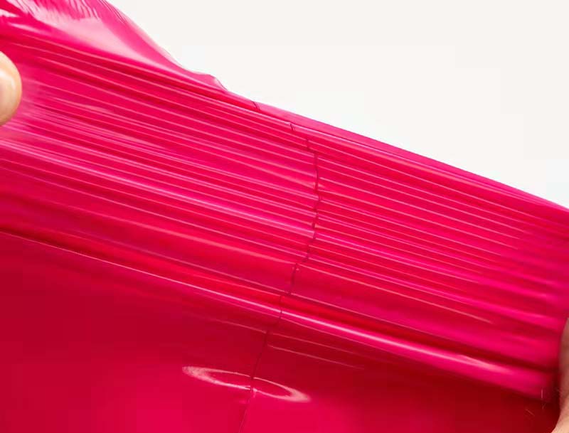 谯城玫红色快递袋-05